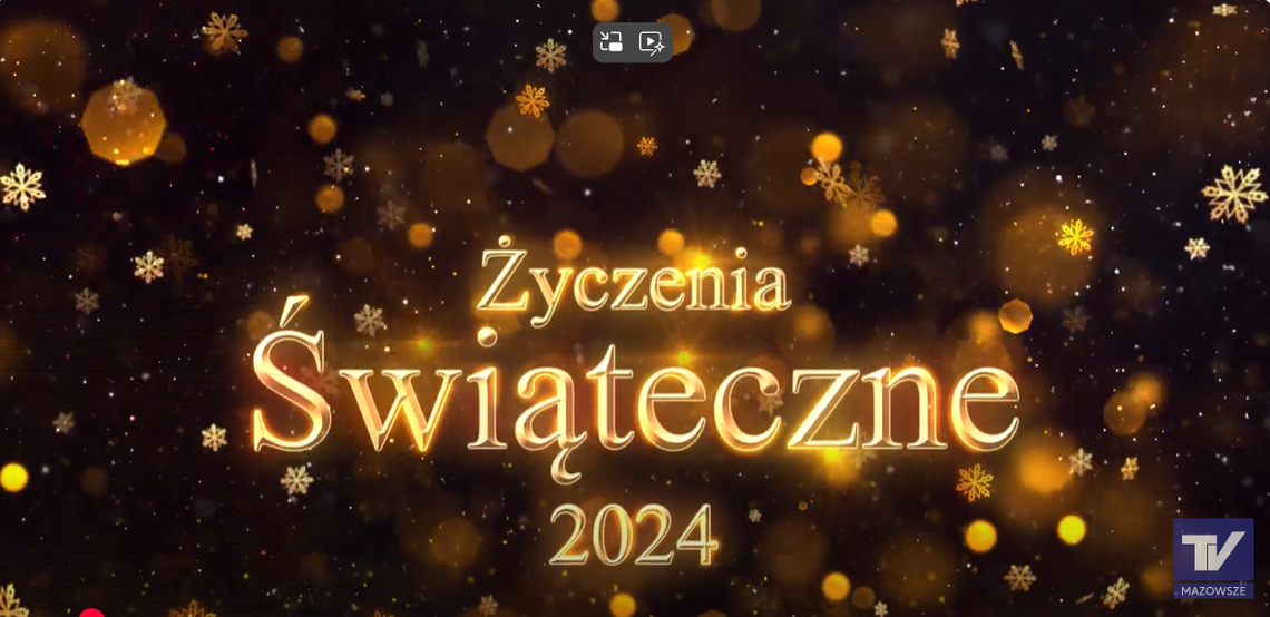 Życzenia Świąteczne - Adam Struzik Marszałek Województwa Mazowieckiego